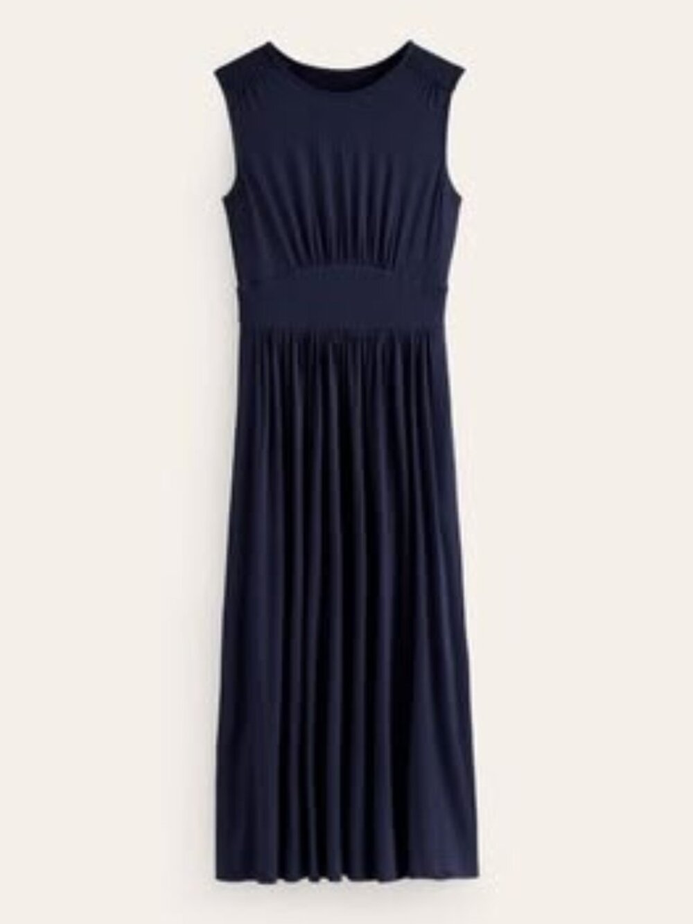 BNWT Boden Thea Sleeveless Midi Dress, NAVY, US 20/22R